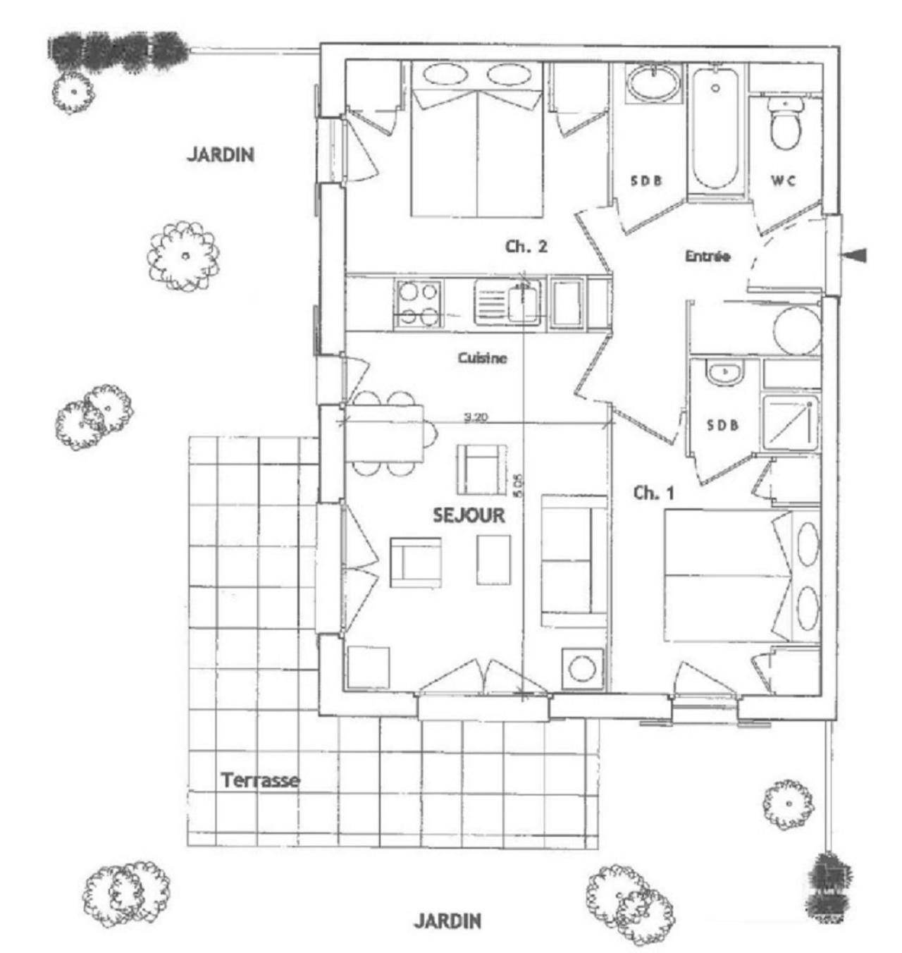 סן-ג'רבה-לה-באן Appartement Avec Piscine & Jardin Pied De La Telecabine מראה חיצוני תמונה